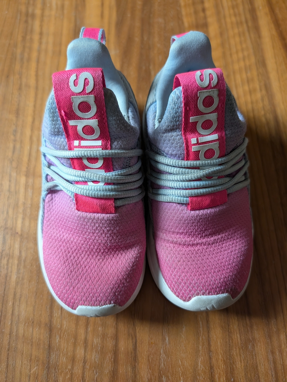 adidas Lite Racer Adapt Women's Pink & Blue Sneakers Size 9k